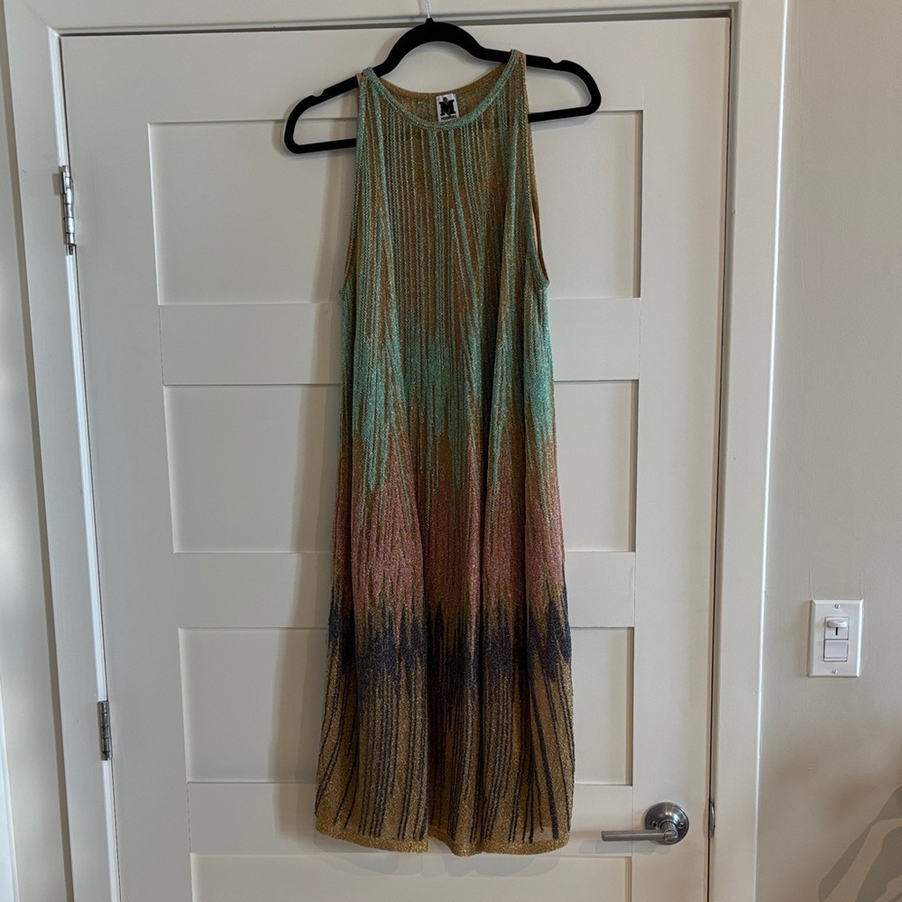 Missoni Multicolor Maxi Dress with Stripes